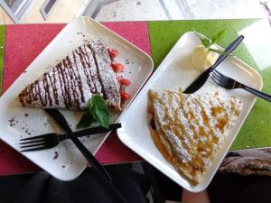 Our sweet crepes from Crepe Fun-Tastic